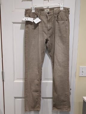 Men's Straight Fit Tan Pants